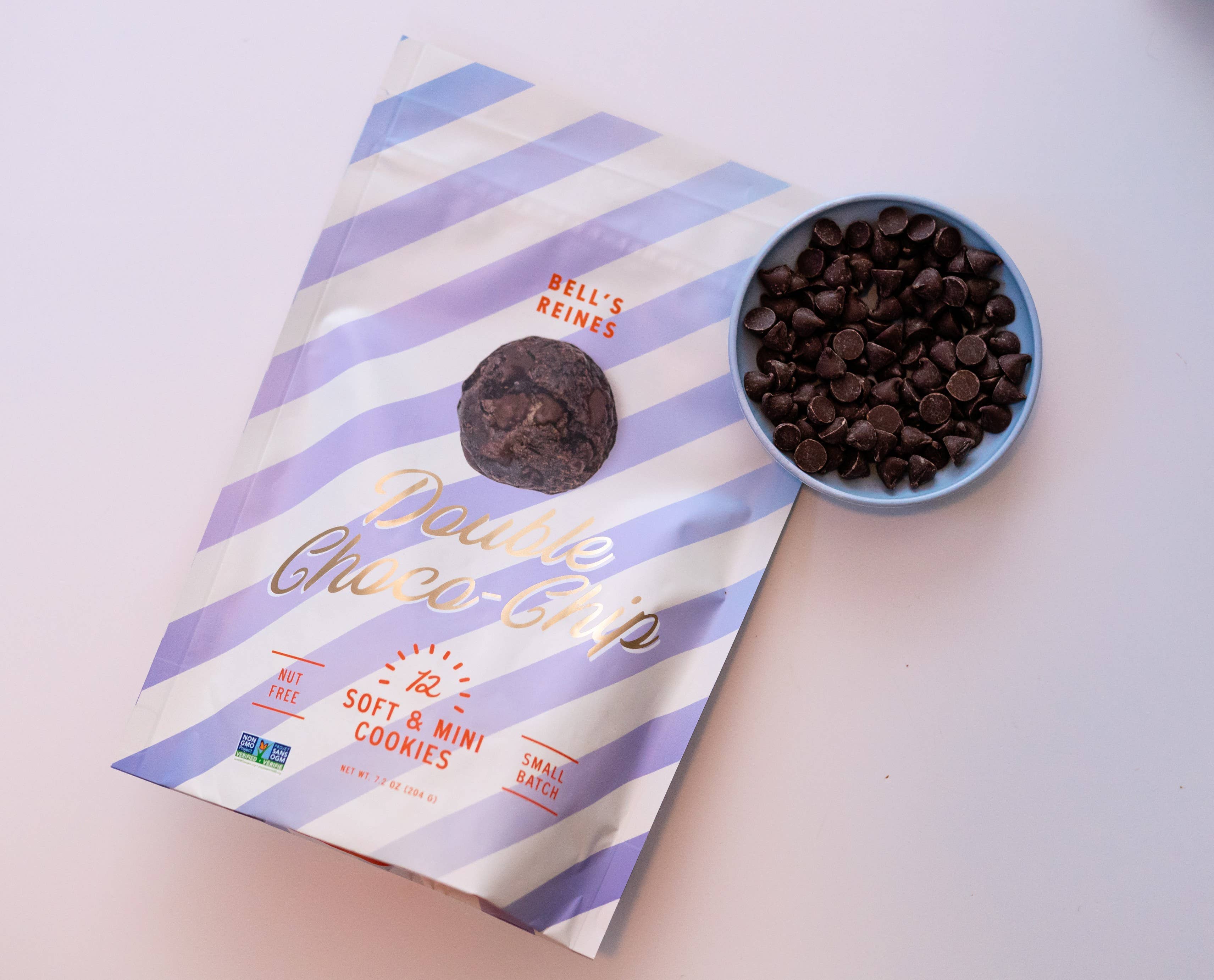 Bell’s Reines Gourmet Miniature Cookies – wholesale Biscuit – Artisanal Double Chocolate Soft Gourmet Cookies – 12-Count 5