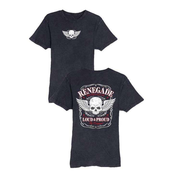 VINTAGE GRAPHIC MINERAL WASHED MENS TEE for wholesale by HUENIQ