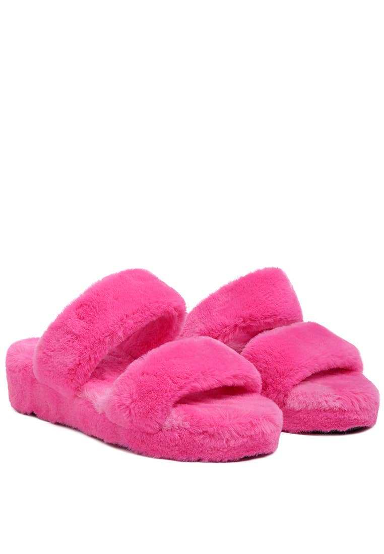 Rag Company – wholesale Slippers – Women's – SMOOTHIE FUR SLIP-ON FLATS12