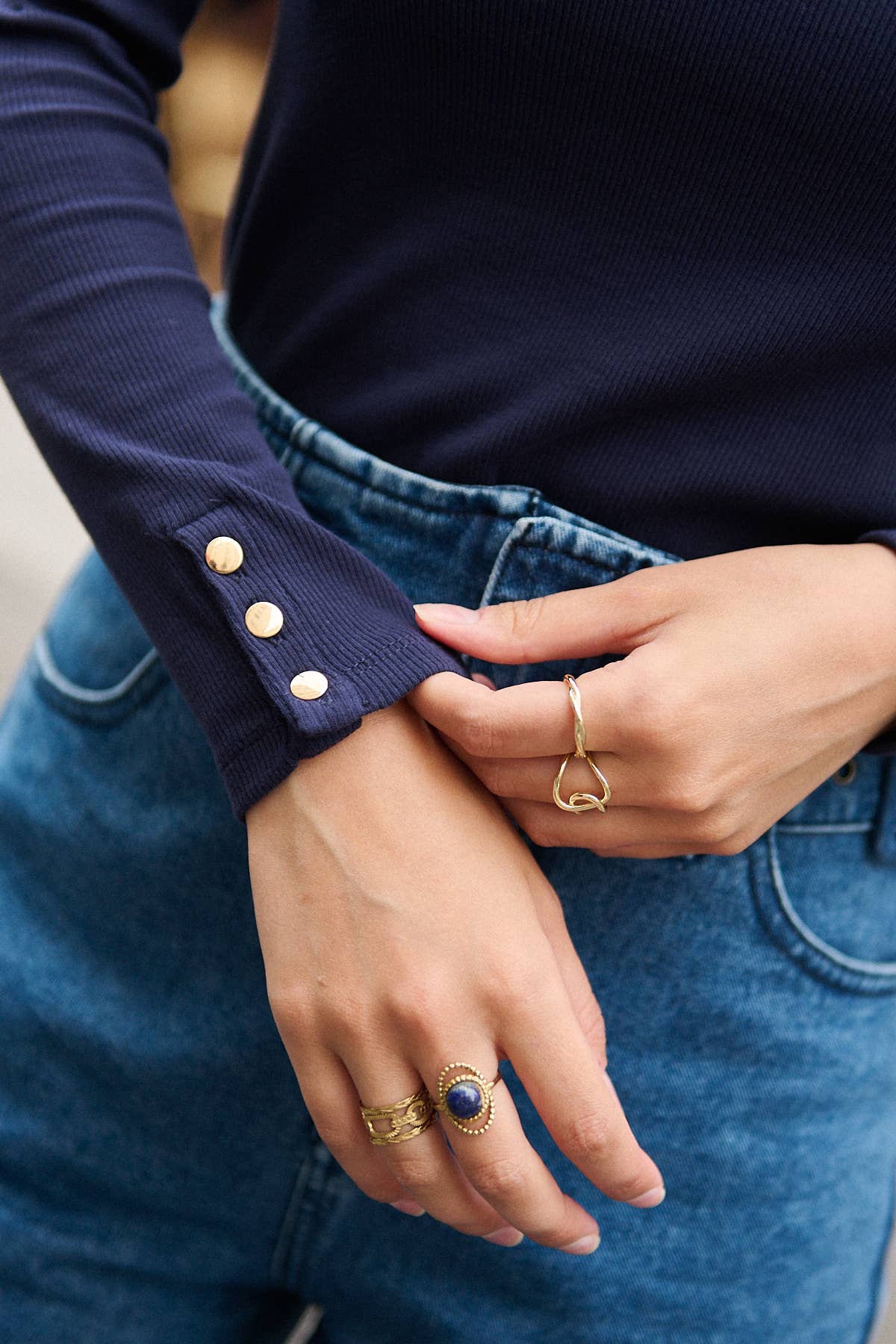 Nathael Paris - Wholesale T-Shirt - Women's - Ribbed cotton T-shirt2