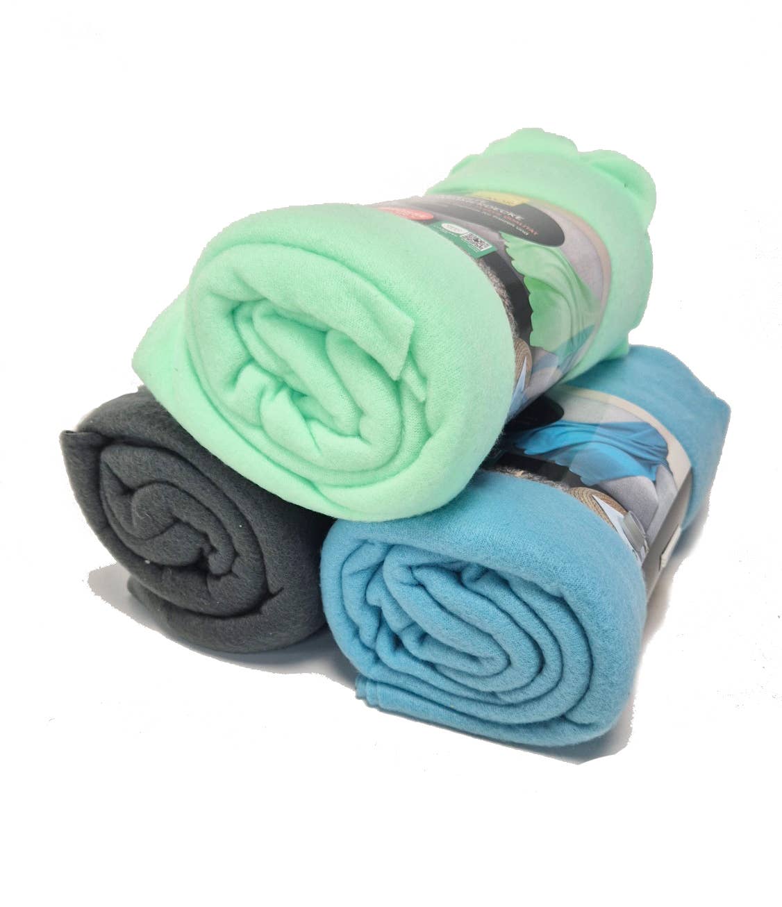 NHP International - Wholesale Throw Blanket - Three colour assortiment Dekor lightweighted fleece plaids -4