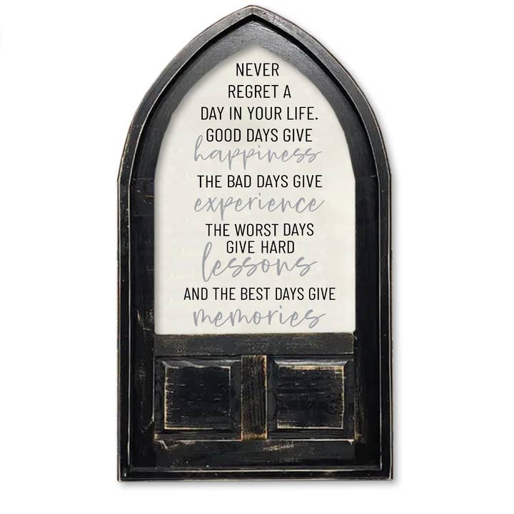 ARCH CANVAS NE REGRETTE JAMAIS UN JOUR DE TA VIE pour la vente par Jarmz Designs