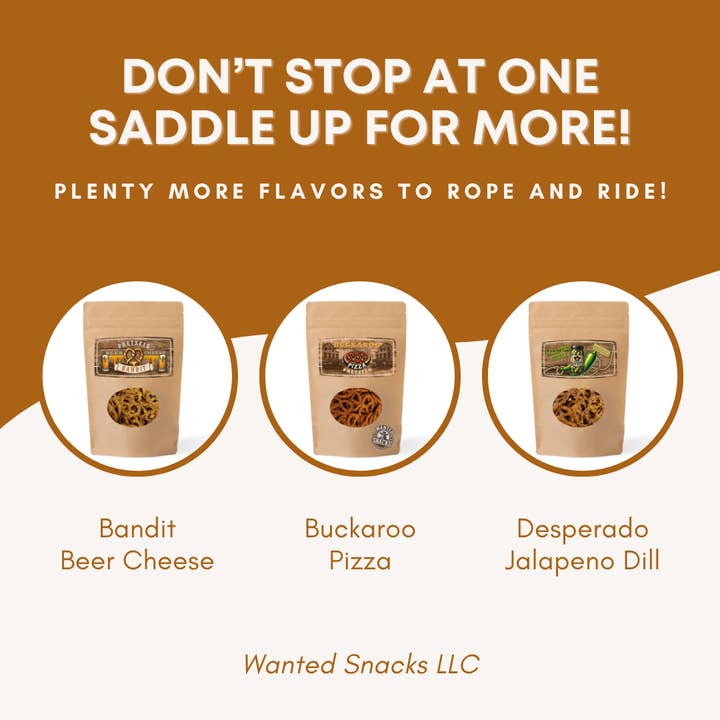 Wanted Snacks LLC - Wholesale Pretzels - Gourmet Seasoned Pretzels - Sour Cream & Chives 5oz Bag5