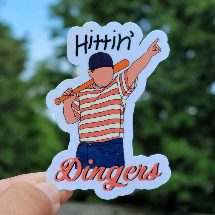 A Little Design Company - Wholesale Sticker - Hittin' Dingers Sticker | The Sandlot0