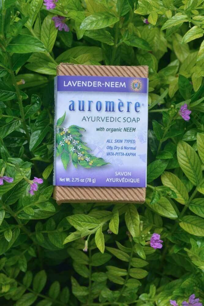 Auromere Ayurvedic Imports - Wholesale Bar Soap - Lavender-Neem Ayurvedic Soap2