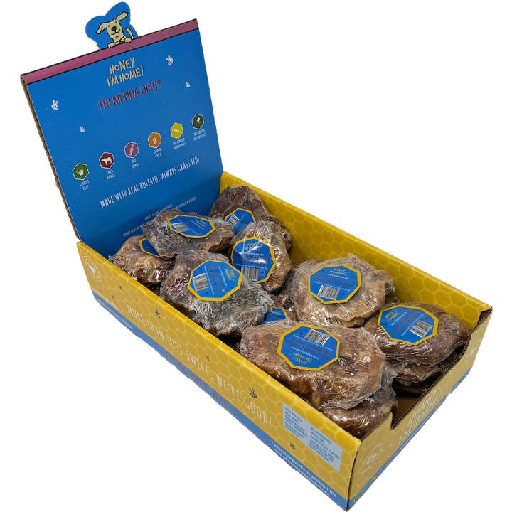 Honey I'm Home - Wholesale Pet Treats - Dog - TREMENDA DISCS BULK