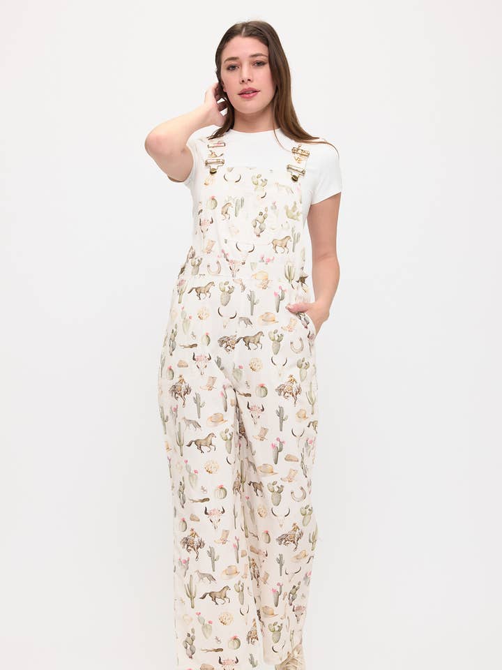COWBOY WOESTIJNPRINT OVERALLS voor wholesale door SM WARDROBE