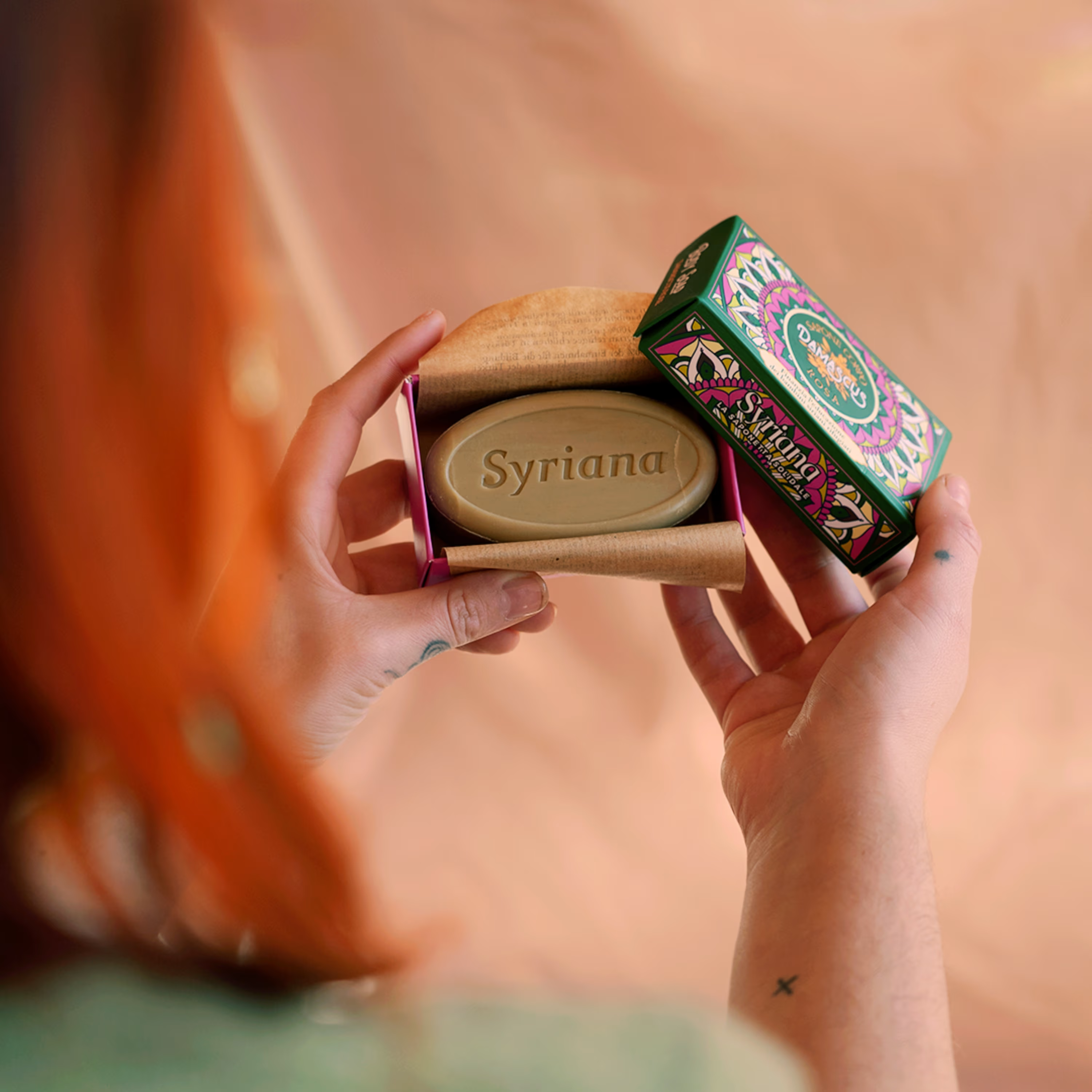 Syriana - Wholesale Bar Soap - Aleppo Soap Scented with Damask Rose, Black Musk, Oud-Amber4