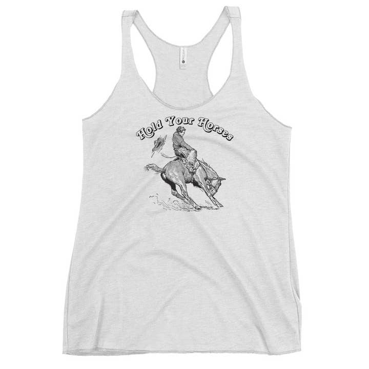 Réservoir Hold Your Horses pour la vente par Mila Creative Co