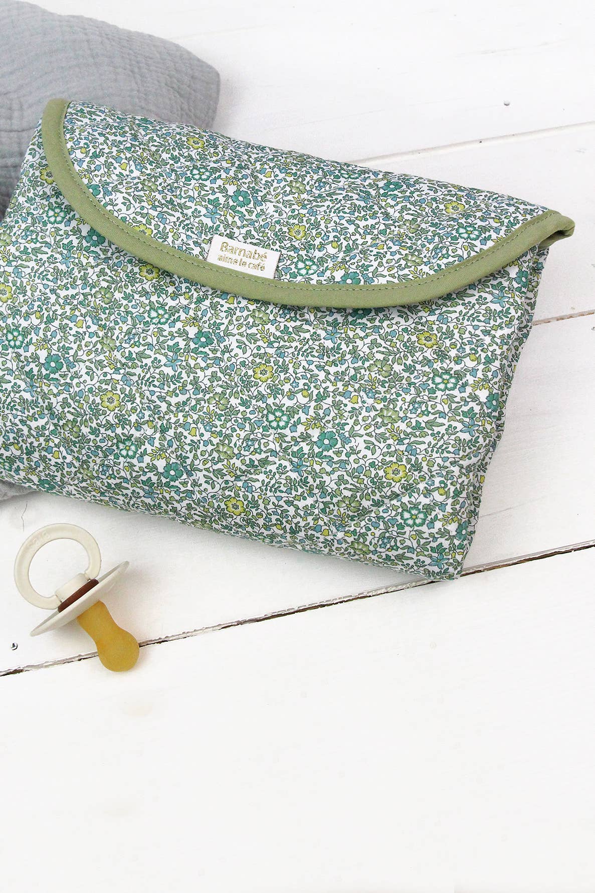 BARNABÉ AIME LE CAFÉ - Wholesale Changing Mat/Pad - Baby - Liberty® fabric and PVC baby changing mat11