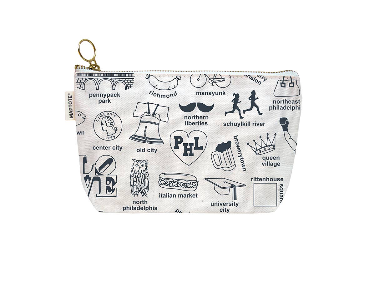 Maptote - Wholesale Pouch - Women's - Philadelphia Zipped Pouch5