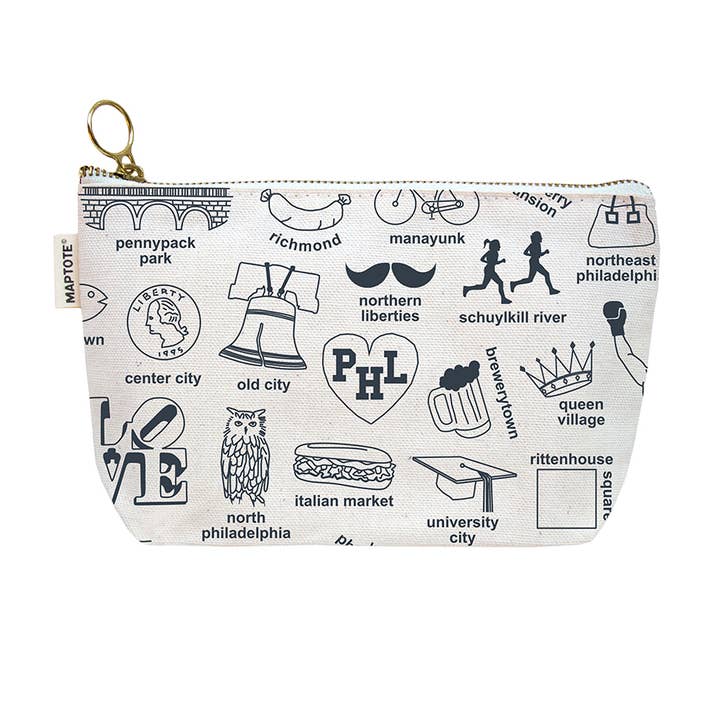 Maptote - Wholesale Pouch - Women's - Philadelphia Zipped Pouch5