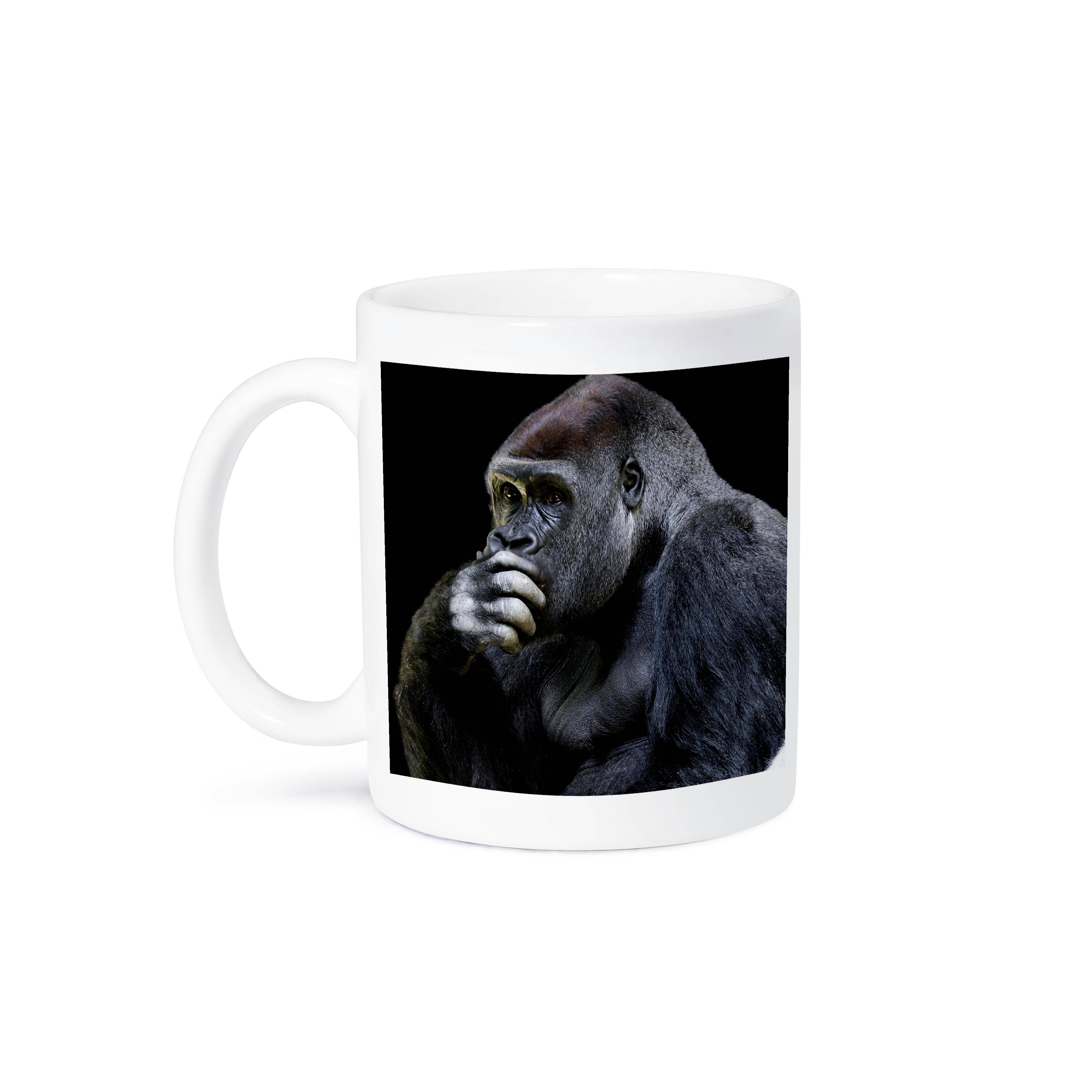 3dRose - Wholesale Coffee Mug - 3dRose, Photography Portrait of a Gorilla Ape Zoo Wildlife Jungle, Mug8