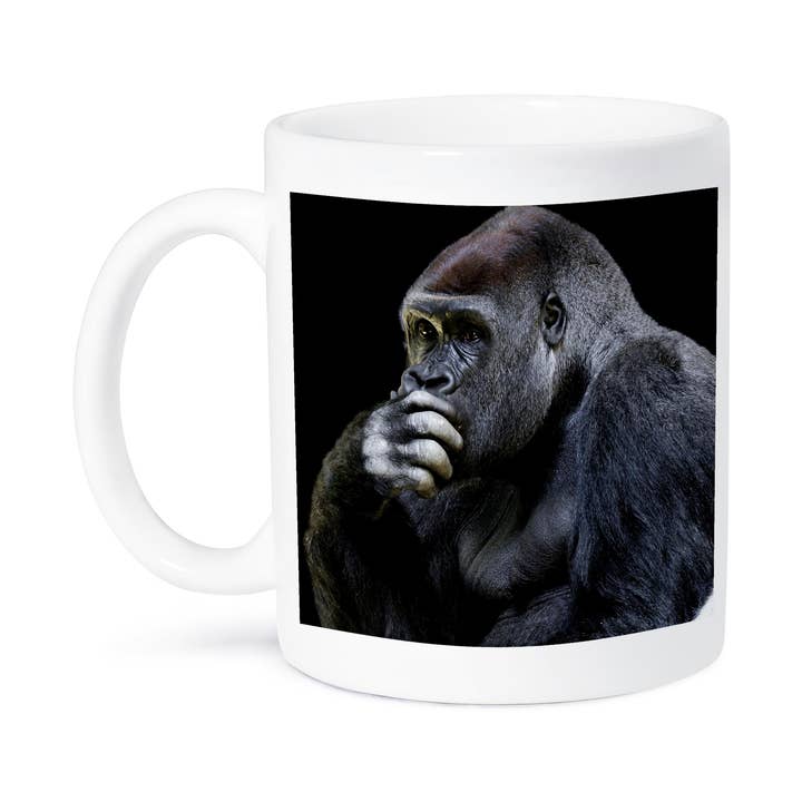 3dRose - Wholesale Coffee Mug - 3dRose, Photography Portrait of a Gorilla Ape Zoo Wildlife Jungle, Mug8