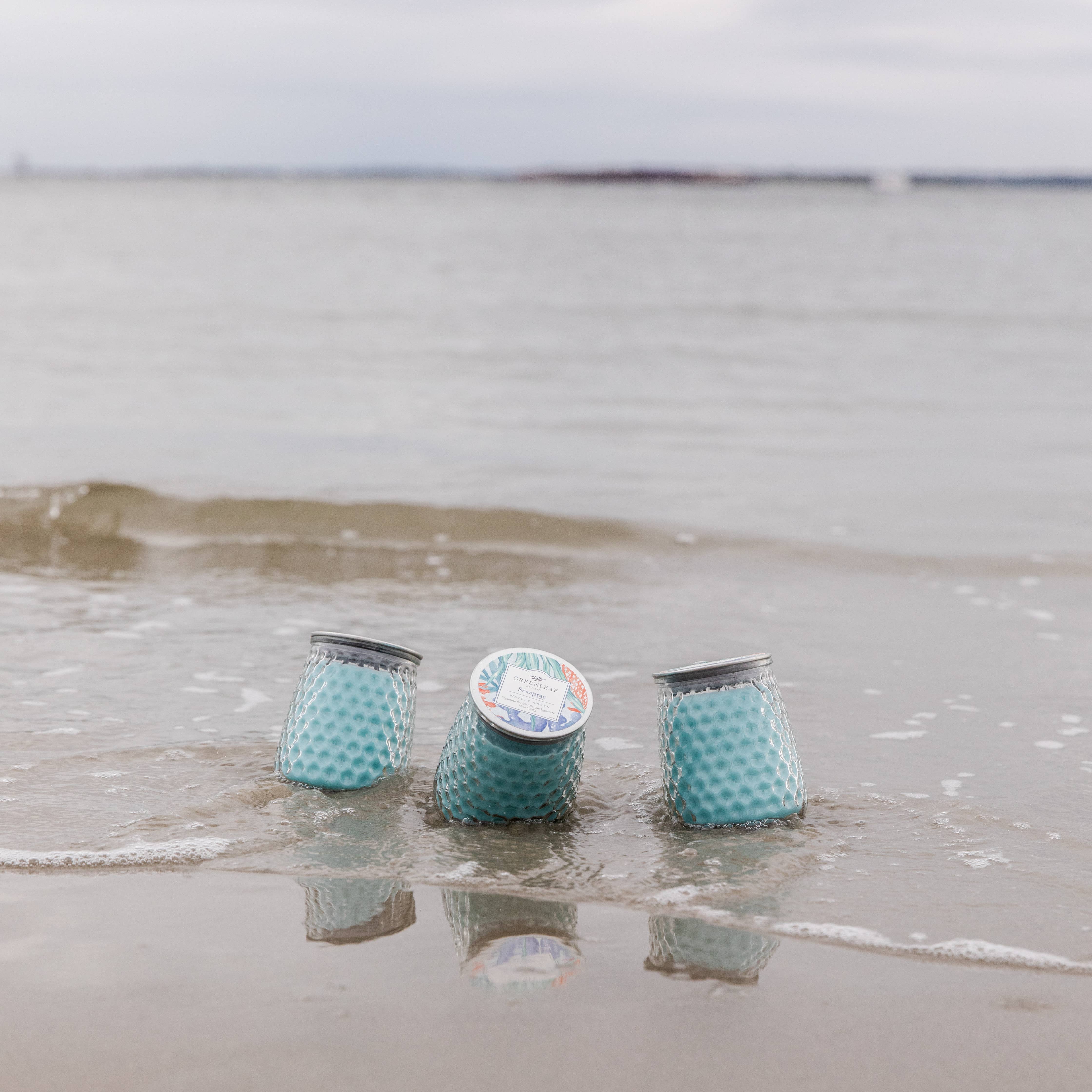 Greenleaf Gifts - Wholesale Jar/Filled Candle - Seaspray Signature Candle 4 Pack3