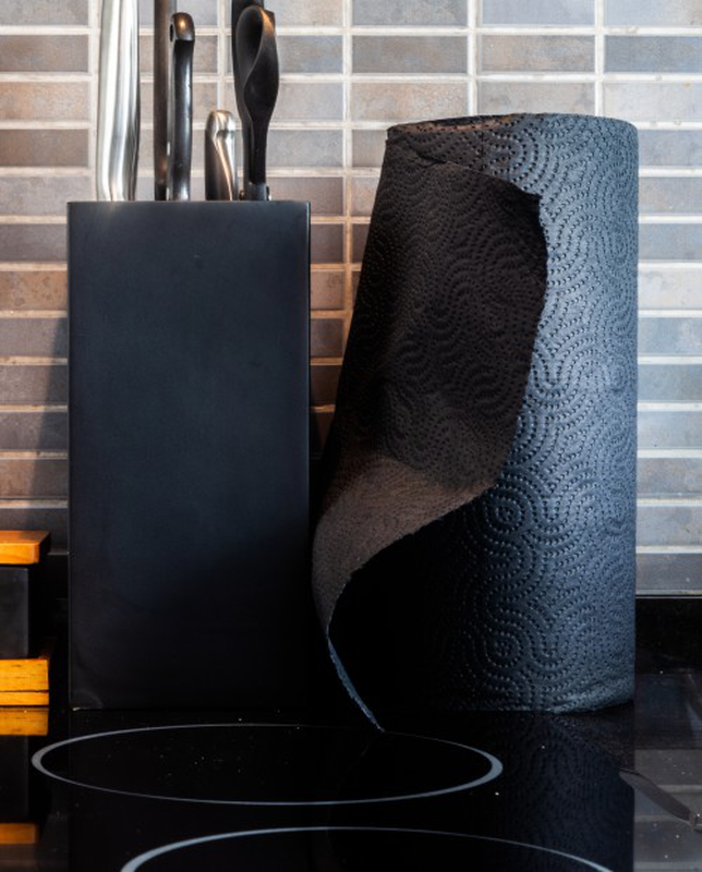 Renova - Wholesale Paper Towels - Black Paper Towels 1 Roll6