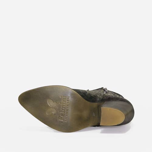 Women's Laredo Suede Leather Ankle Boots Leopard Green for wholesale on Faire4