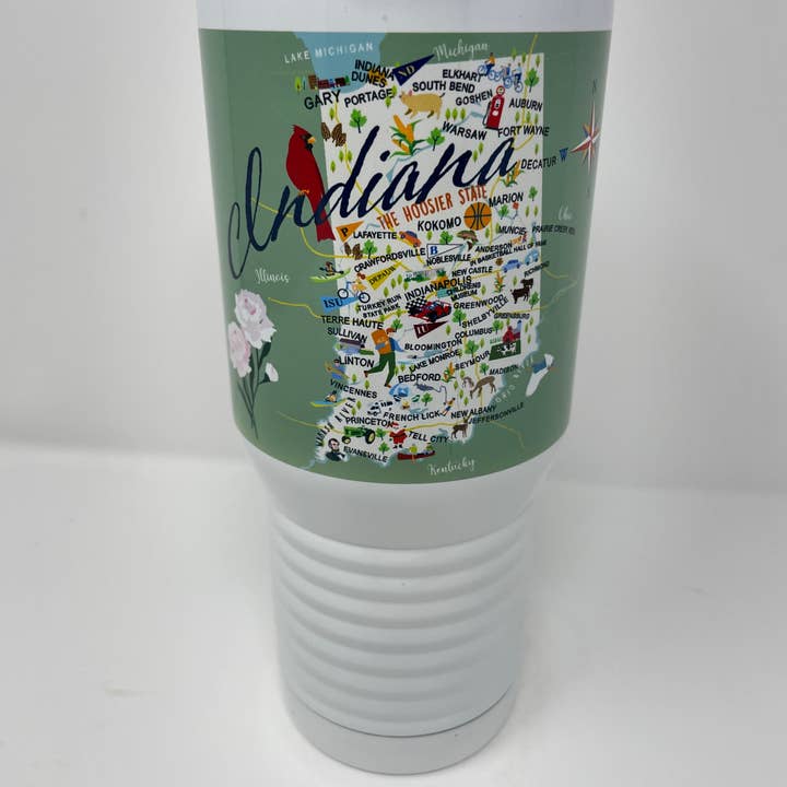 Indiana 20-oz. Stainless Steel Tumbler for wholesale by Galleyware