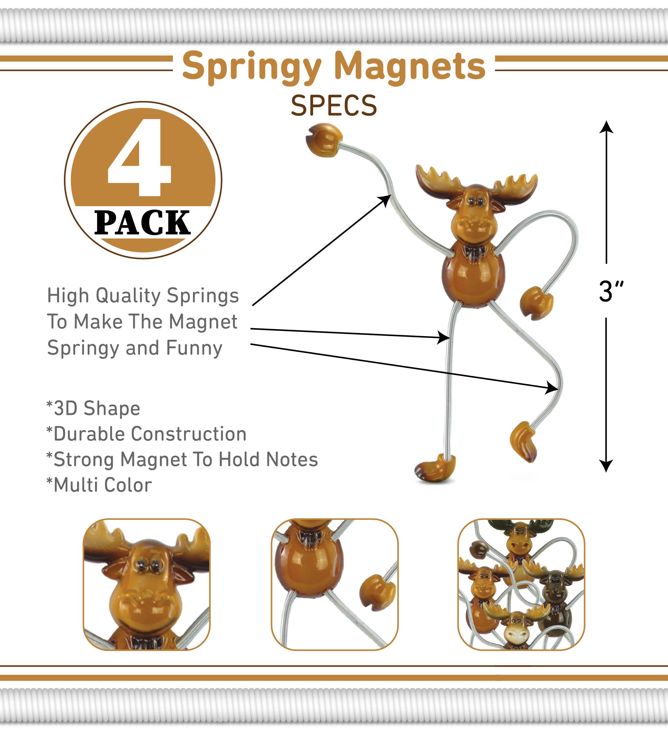 Cota Global - Wholesale Magnet - Springy Magnet - Moose1