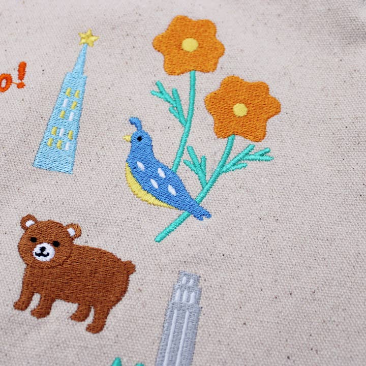 Tomoko Maruyama - Wholesale Lunch Bag/Box - Embroidered San Francisco Landscape Lunch Bag4