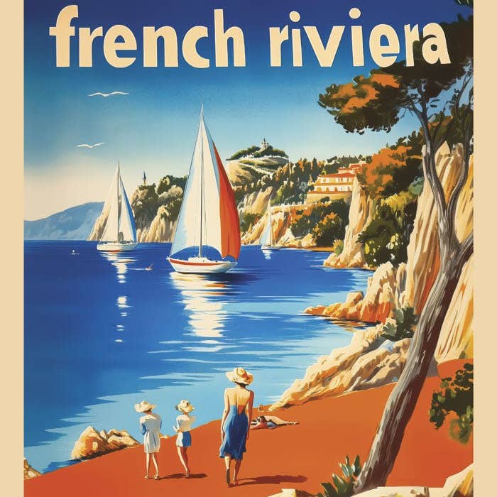 MokaMouse - Wholesale Poster - Vintage French Riviera poster3
