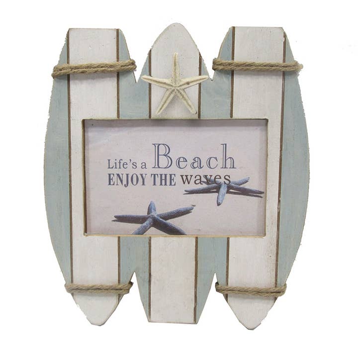 9" Triple Surfboard Picture Frame for wholesale by CB Home Collection