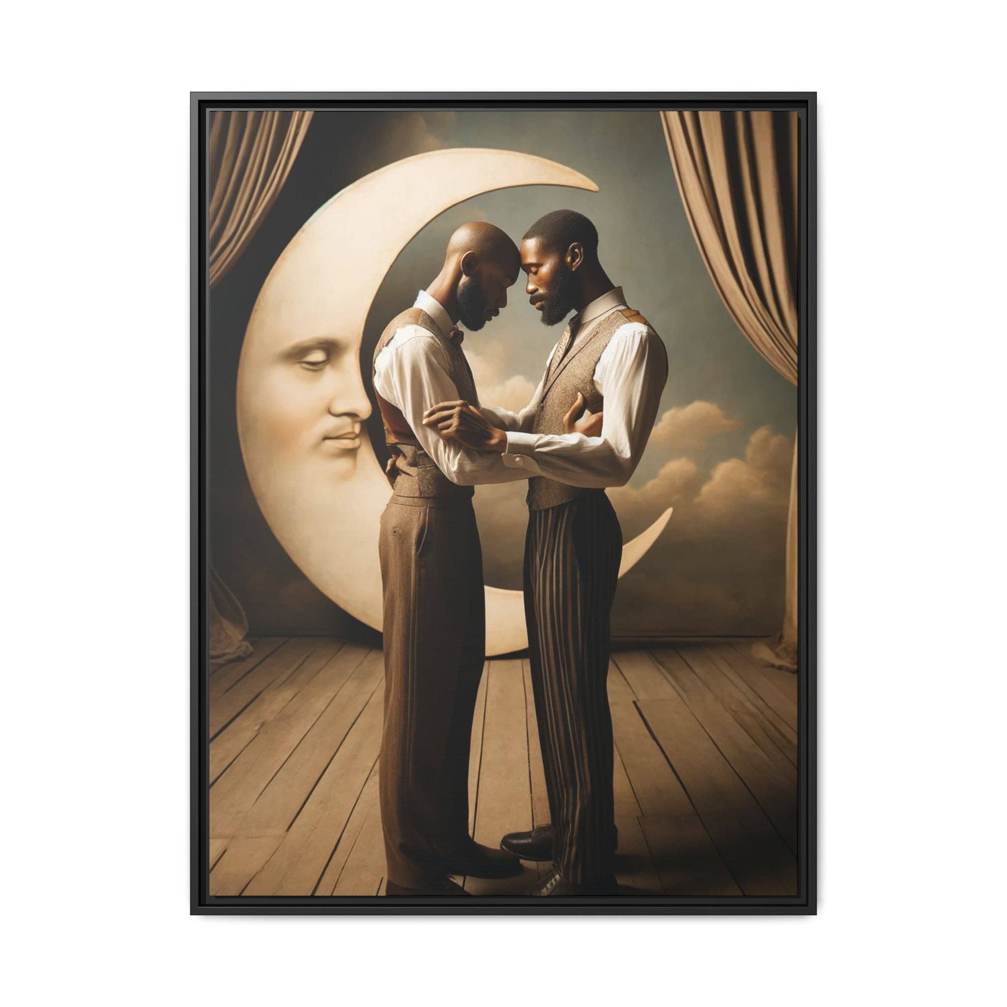 Walt & Pete - Wholesale Art Print - Missing Art Studies - Man In The Moon 0023
