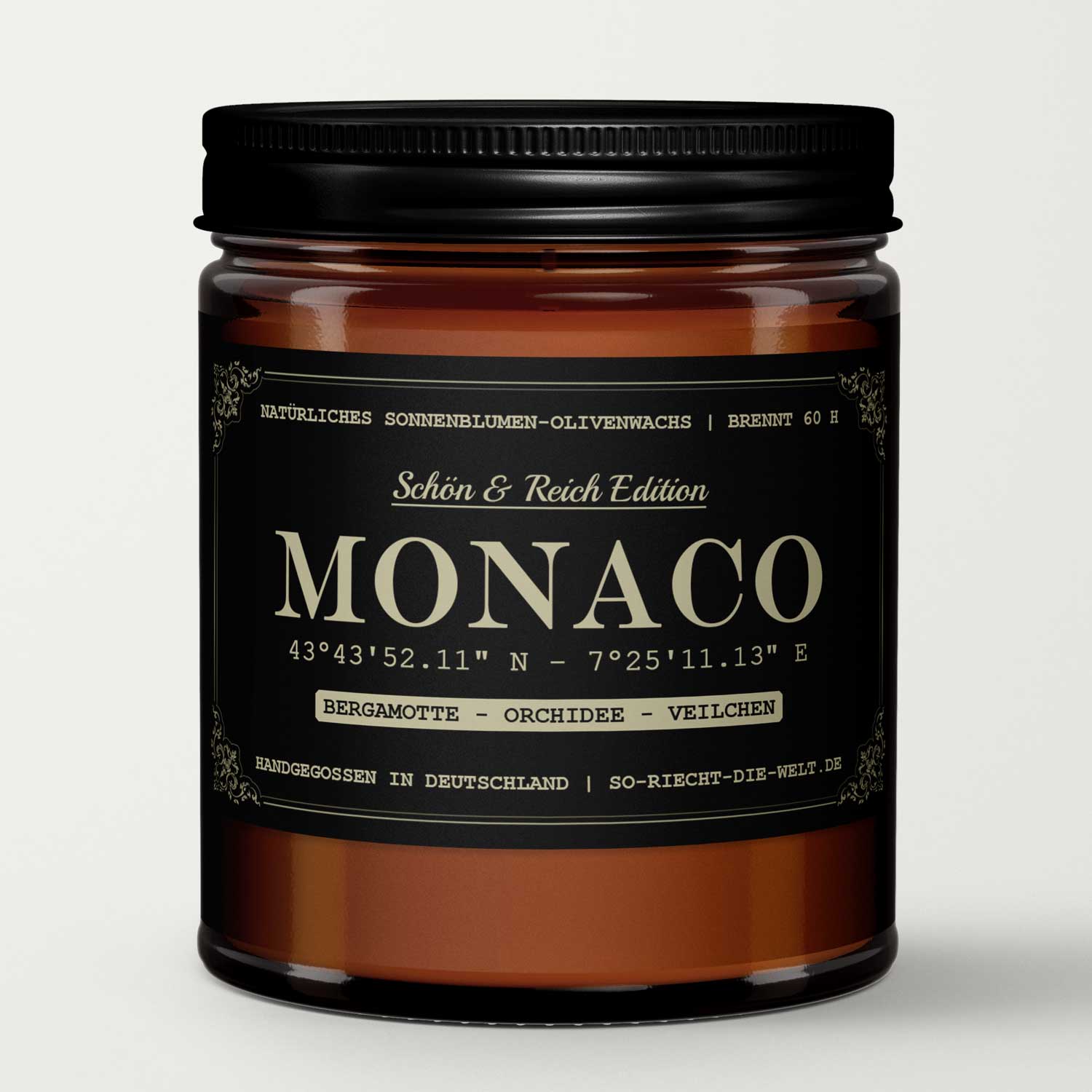 So riecht die Welt - Wholesale Jar/Filled Candle - Monaco Candle - Beautiful & Rich Edition - Bergamot | Orchid3