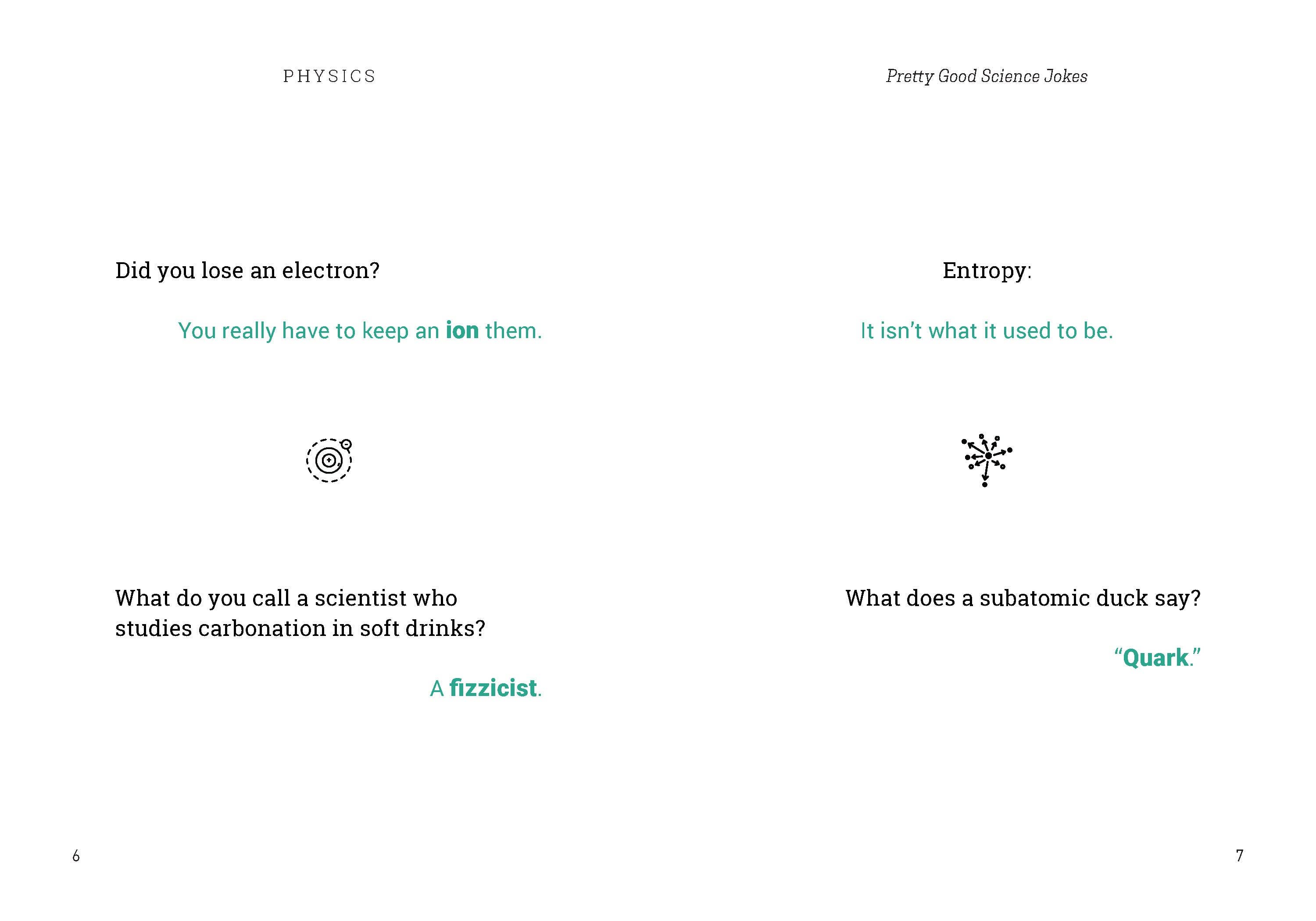 Chronicle Books - Wholesale Humor - Pretty Good Science Jokes4