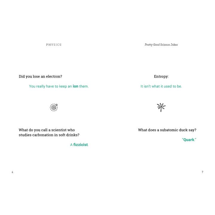 Chronicle Books - Wholesale Humor - Pretty Good Science Jokes4