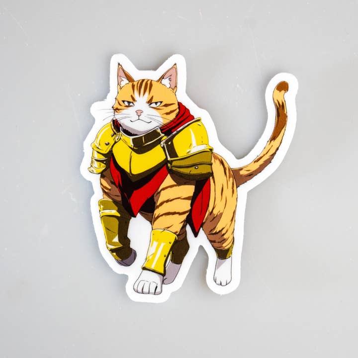 We Geek Together - Wholesale Sticker - Paladin Cat Sticker1