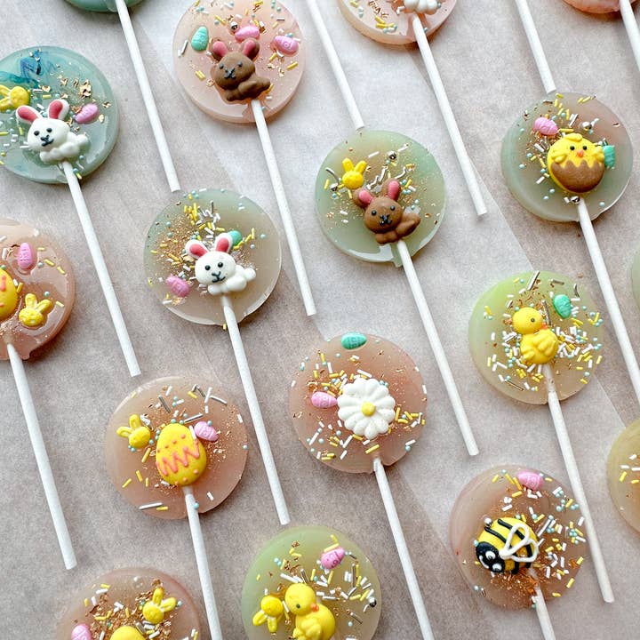 The Little Lollipop Shop – wholesale Lollipop – Embellished Easter Lollipops1