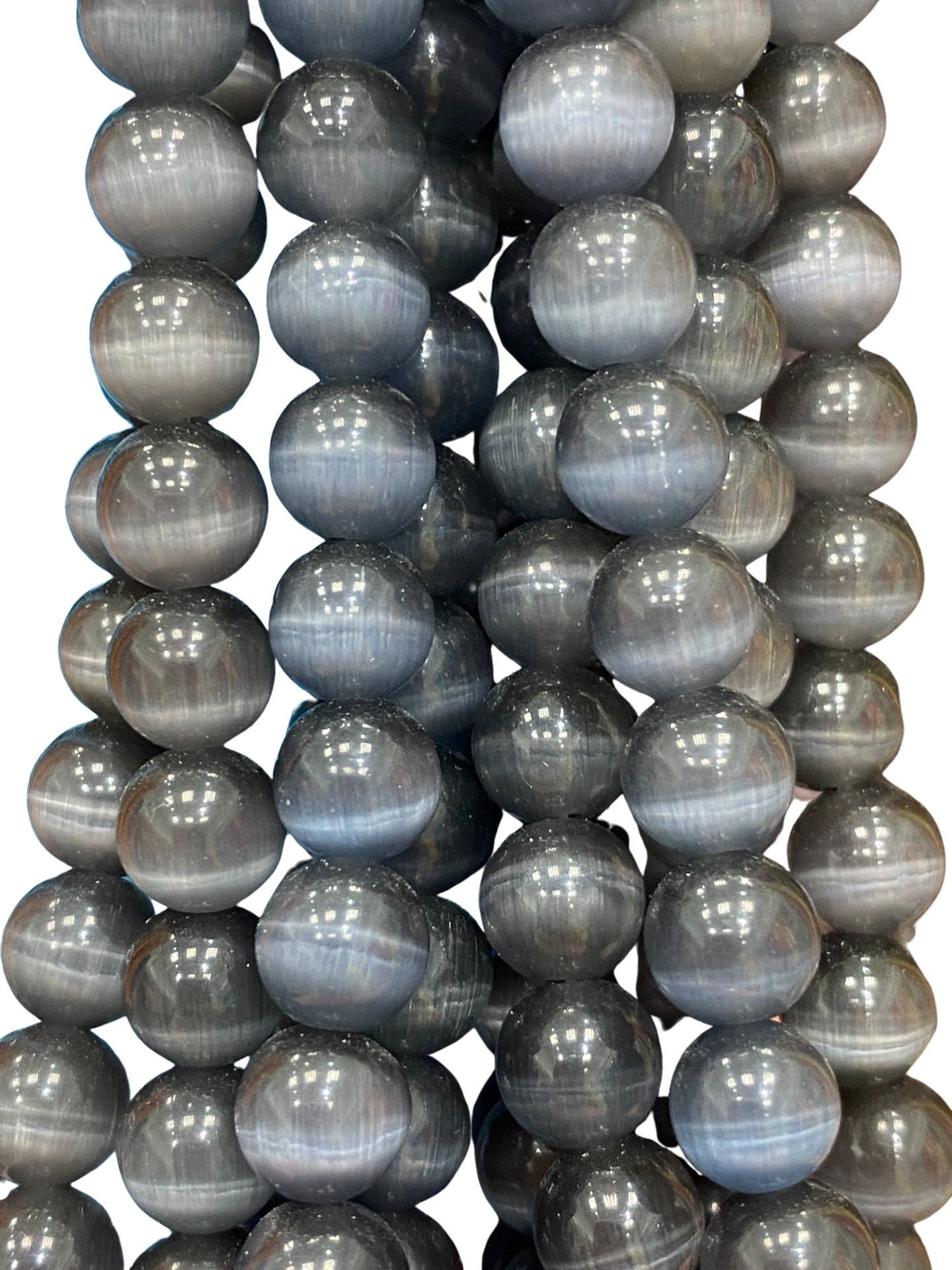 The Bead District - Vendita all'ingrosso Perline - Occhio di gatto da 8 mm, (lucido), rotondo/liscio0