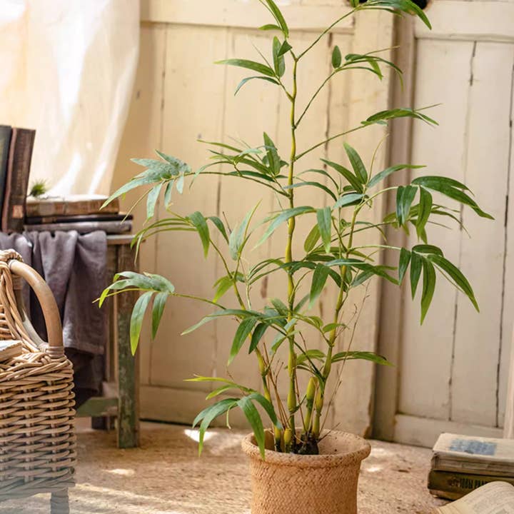 Rustic Reach - Wholesale Artificial Plant - Artificial Bamboo Leaves in Pot5