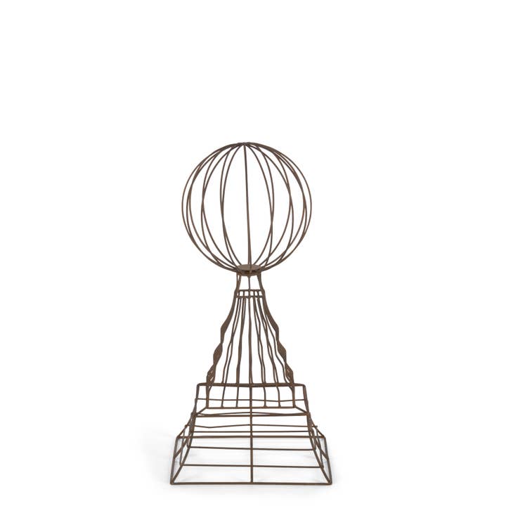 Wire Finial Topiary Frame for wholesale by Park Hill Collection