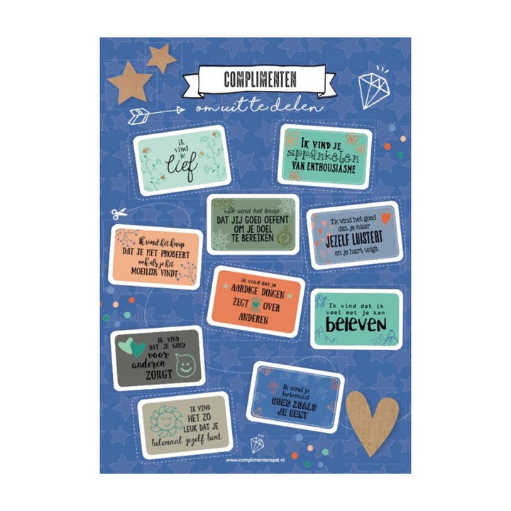 Complimenten om uit te delen for wholesale by complimentenspel