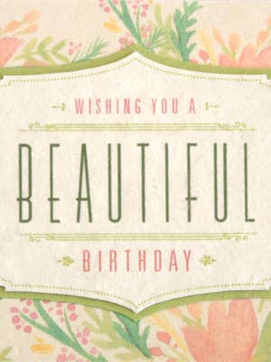 Watercolor Birthday for wholesale by Good Paper