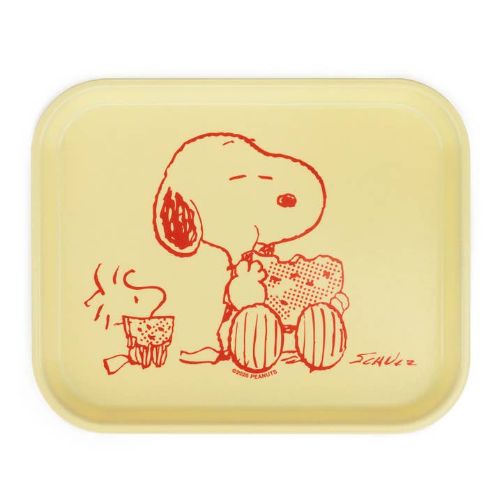 3P4 x Peanuts® - Snoopy & Woodstock Watermelon Tray for wholesale by Three Potato Four