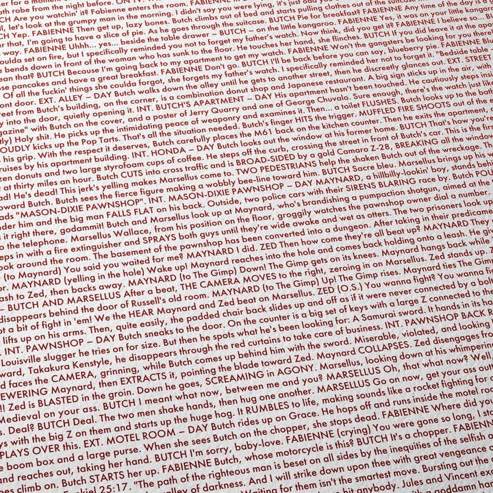 Fade Out Prints – wholesale Konsttryck – Pulp Fiction Filmaffisch Konsttryck med komplett3