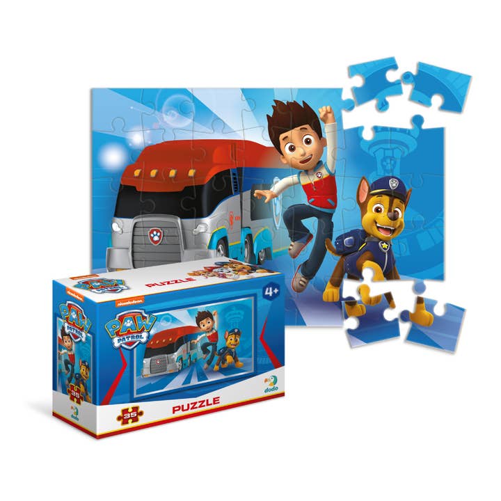 Kids Classic Jigsaw Cardboard Puzzle Mini Paw Patrol 35 pcs for wholesale by DoDo Brand