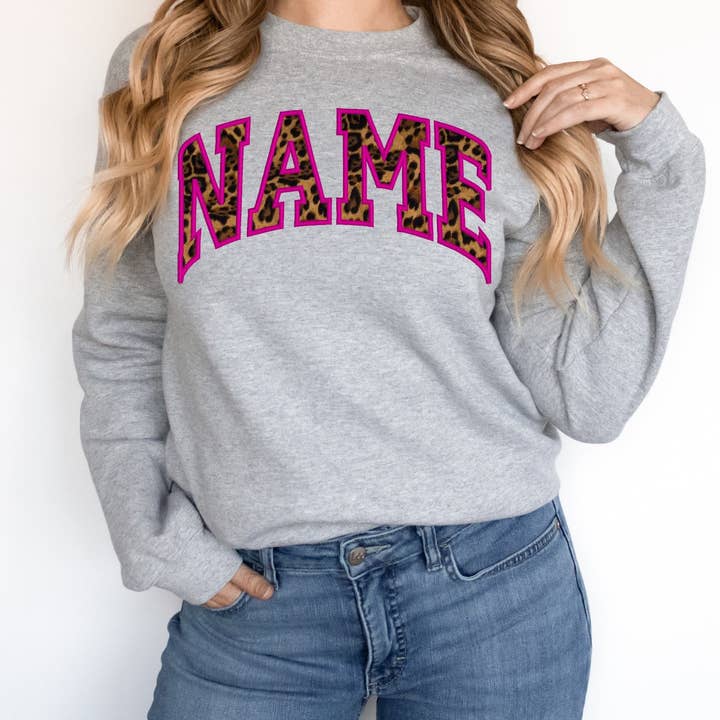 Embroidered crewneck-Customizable embroidery sweater for wholesale by Shop near the corner