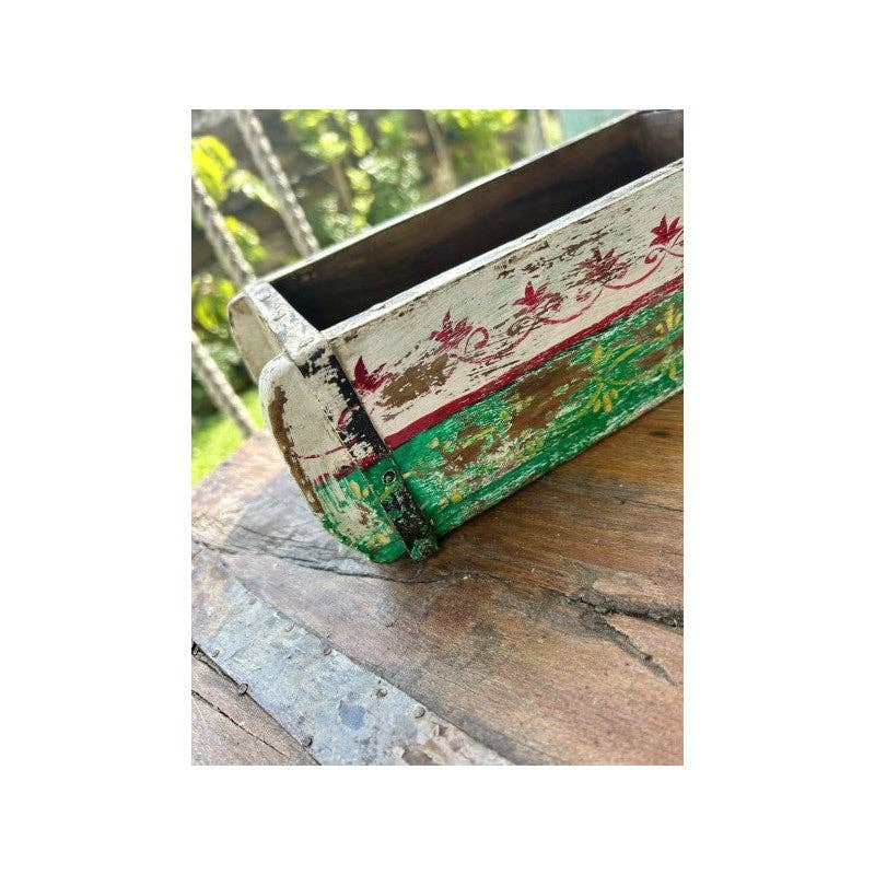 Paloma Black (Casa Natura Design, S.L.) – wholesale Planter box – Set Of 2 Traditional Old Indian Brick Molds With Retro Hand4