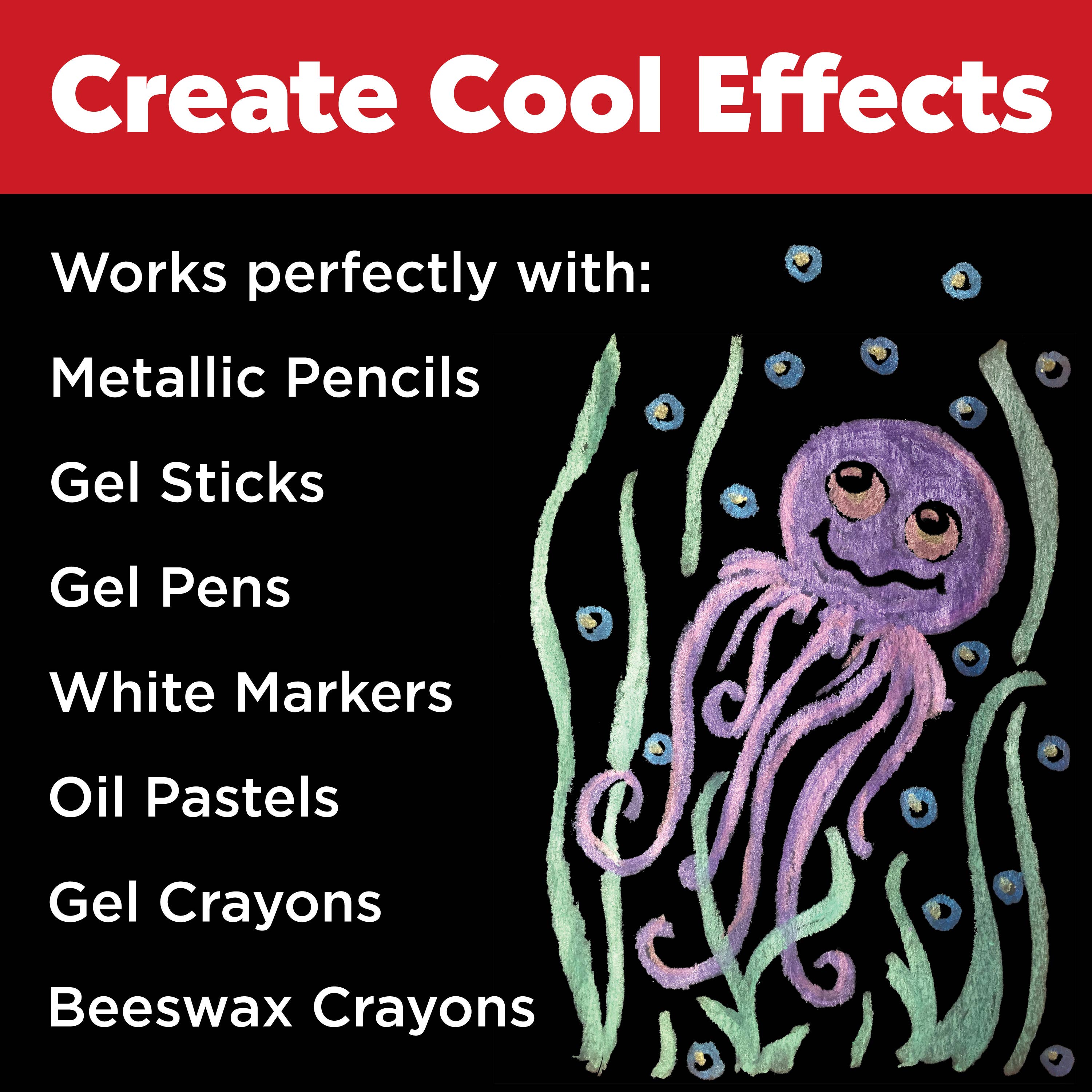 Faber-Castell / Creativity for Kids - Wholesale Sketchbook/Sketchpad - Black Paper Sketch Pad 25 Sheets, 9" x 12"4