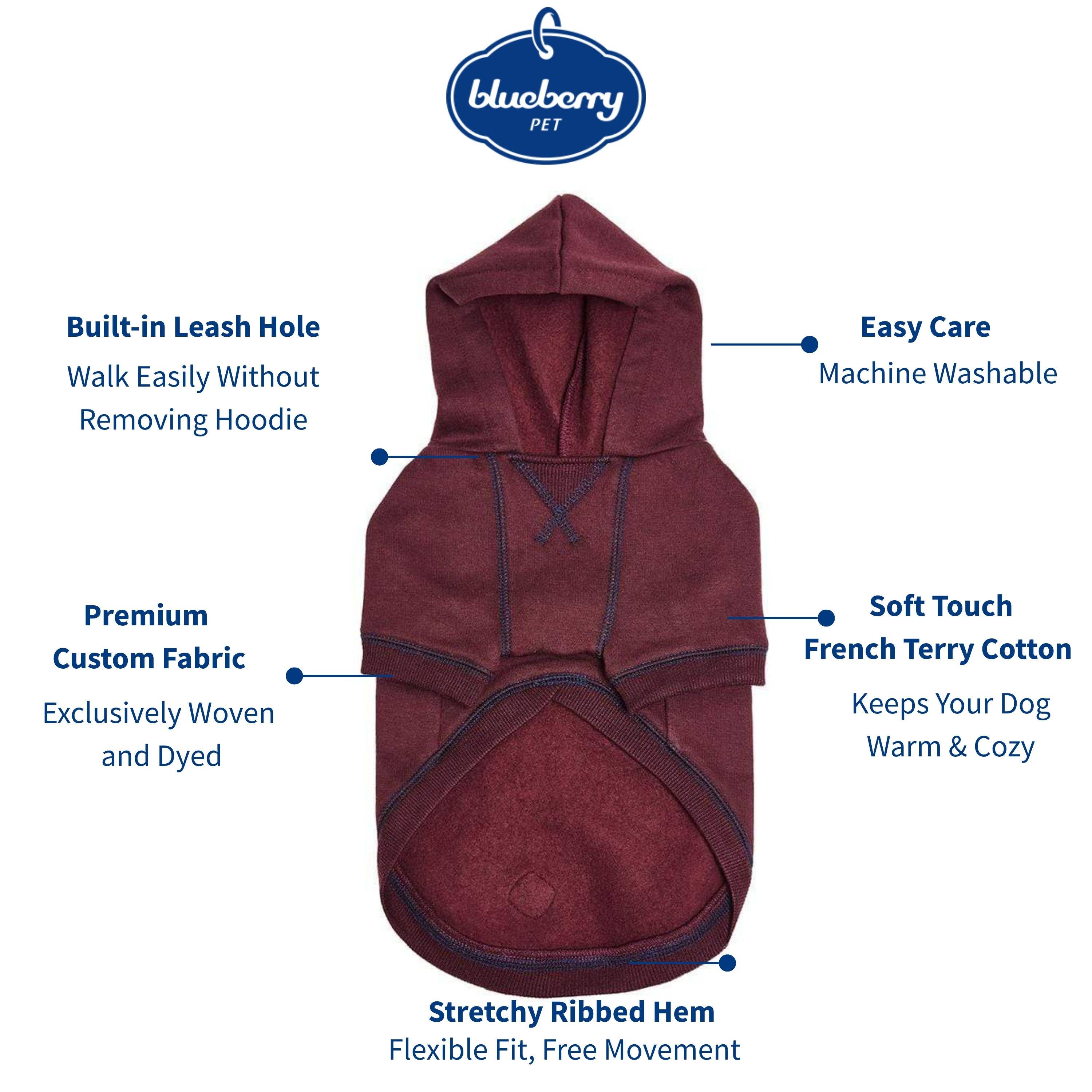 Blueberry Pet - Wholesale Hondenhoodie - Hond - Op maat gebreide en geverfde bijpassende hoodies voor hond en eigenaar40