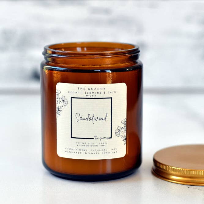 Sandalwood Candle for wholesale by The Quarry