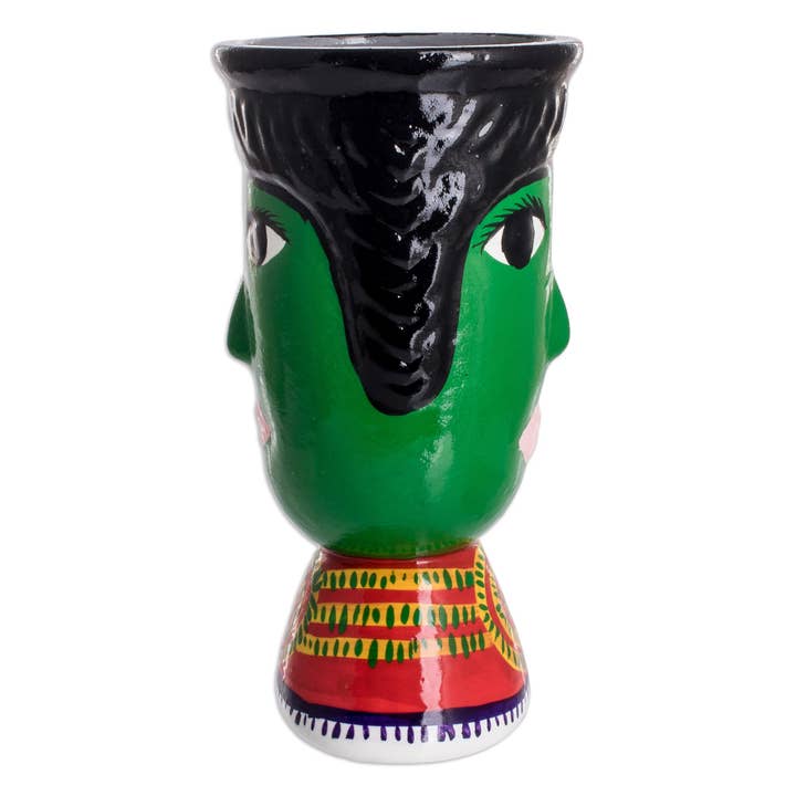 NOVICA - Wholesale Plant Pot - Novica Handmade St. Martin Ceramic Flower Pot2