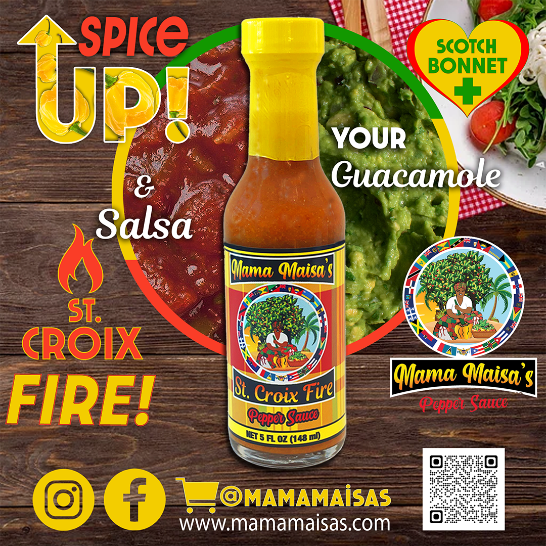 Mama Maisa's Pepper Sauce - Wholesale Hot Sauce - Mama Maisa's Pepper Sauce St. Croix Fire, Gourmet Hot Sauce4