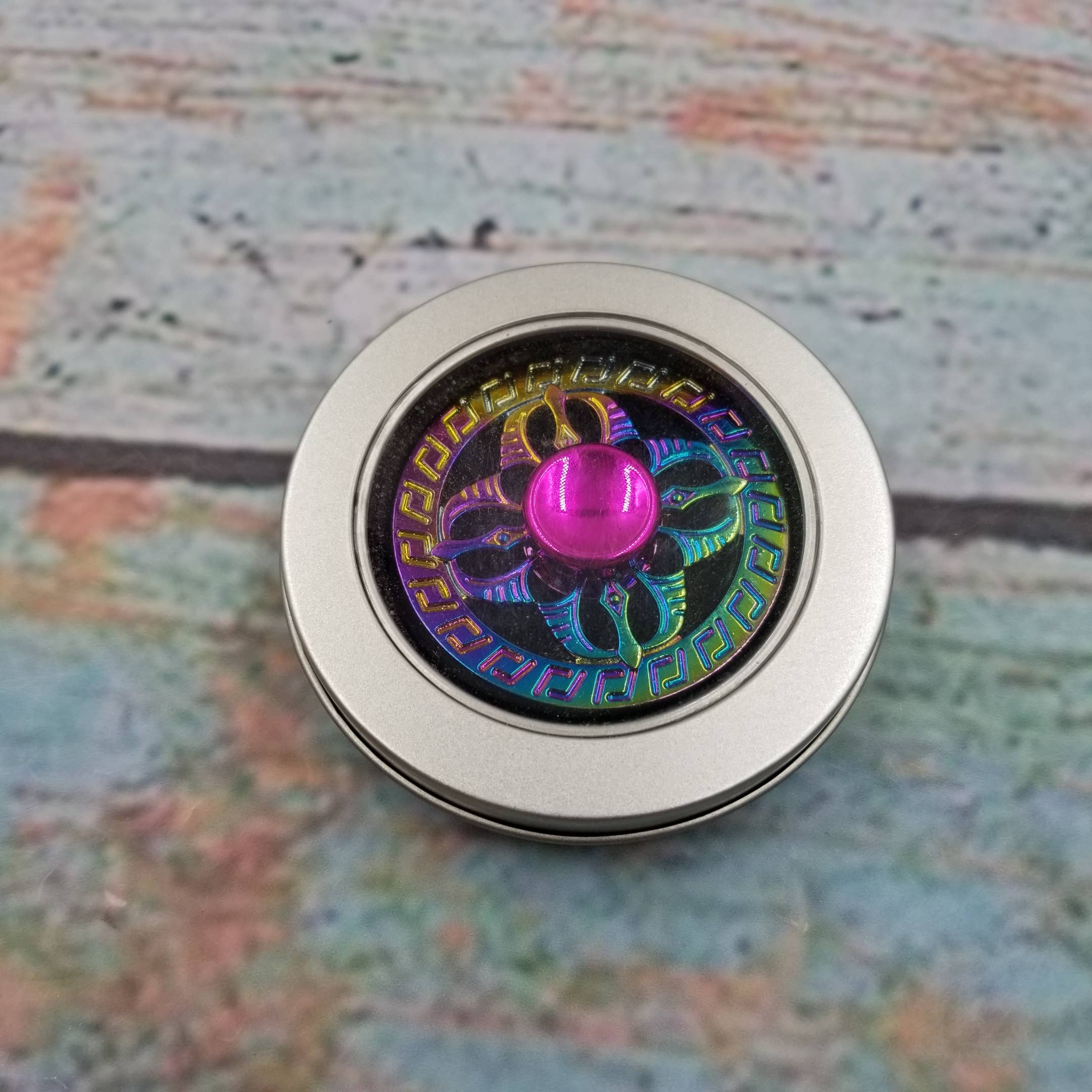 MIAS SHOP - Vente Fidget/jouet anti-stress – enfant - Jouet Anti-Stress Gyro à Bout de Doigt en Métal avec Boîte3