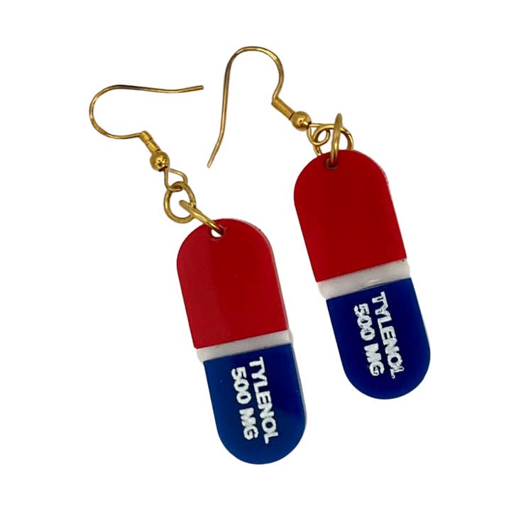 The Spooky Haus - Wholesale Dangle Earrings - Tylenol Earrings