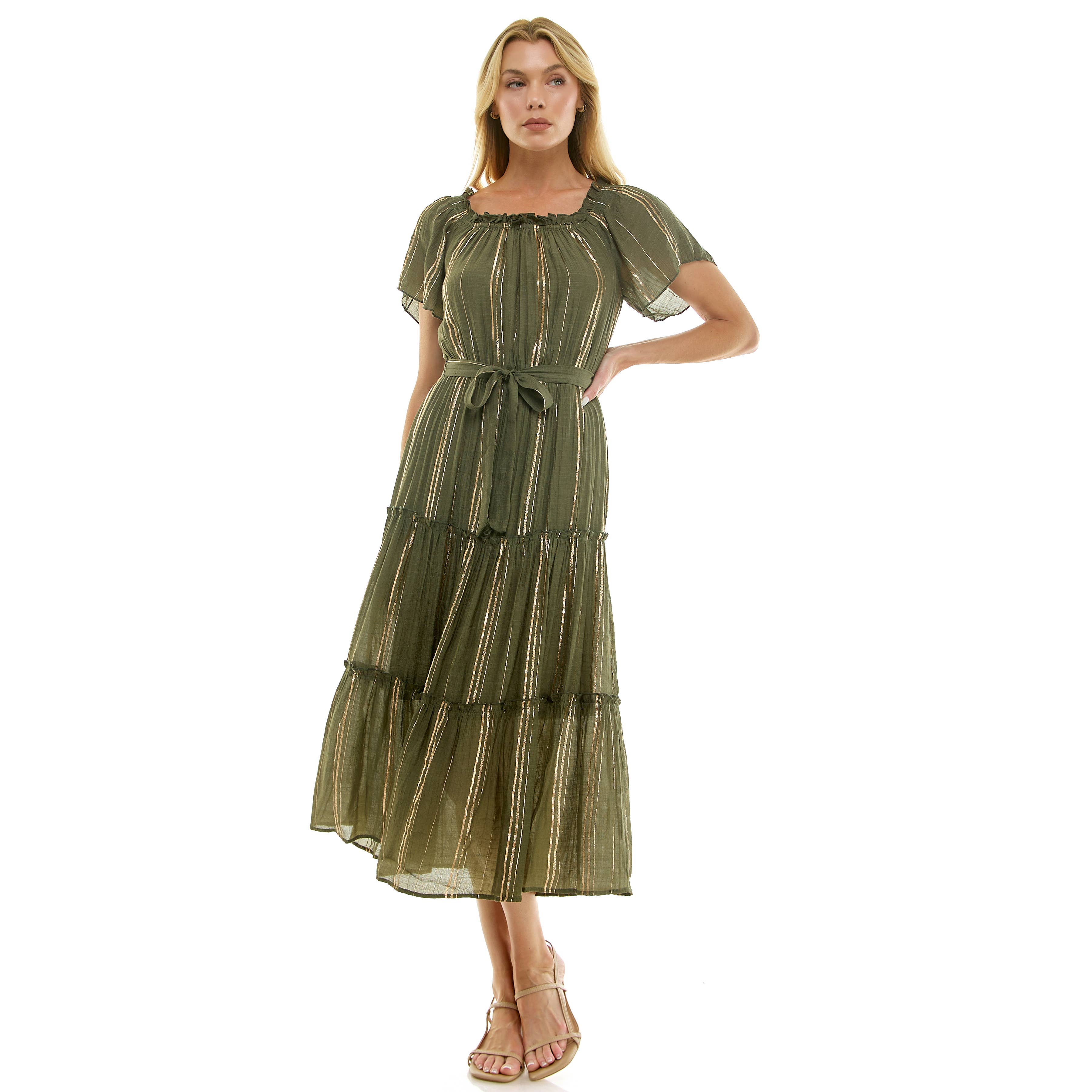 Winslow Collection - Wholesale Dress - Women's - WINSLOW GLEAM TIERED MAXI DRESS9